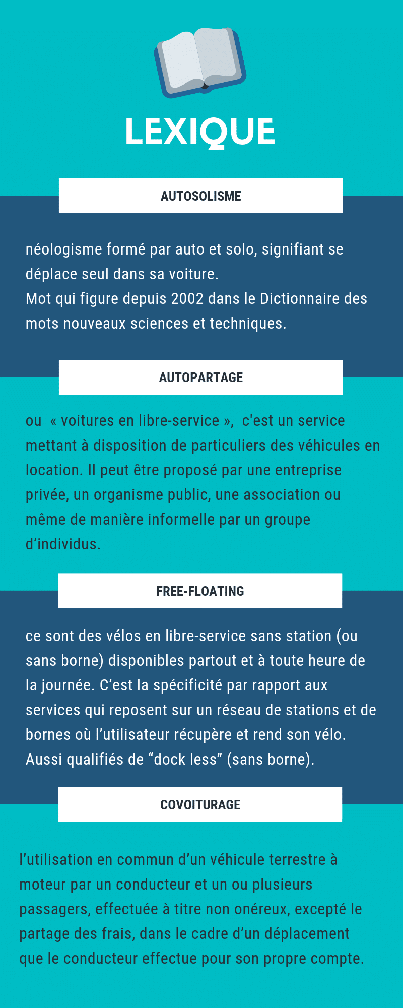 Lexique sur les mobilités